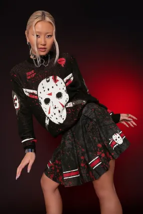 Jason Voorhees Pleat Mini Skirt