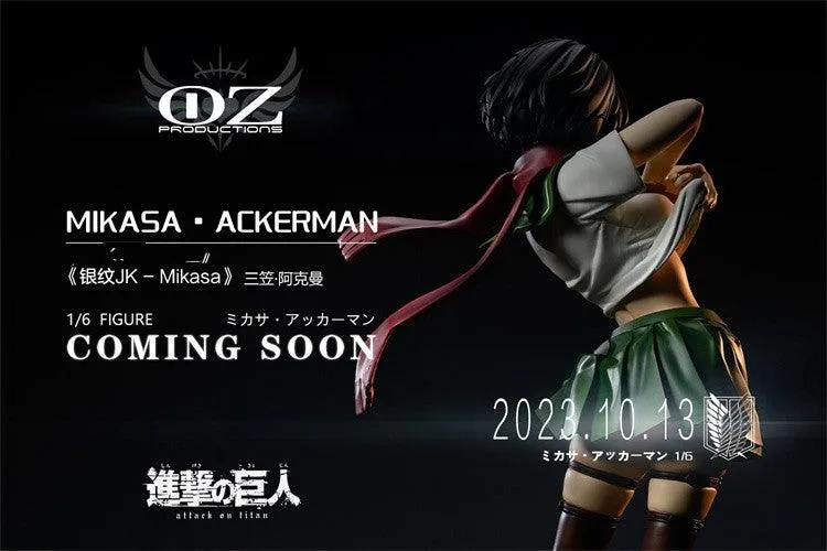 1:6 Mikasa Ackerman Figure Statue