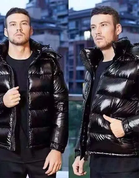 2023 winter Trendy warm short down jacket men's