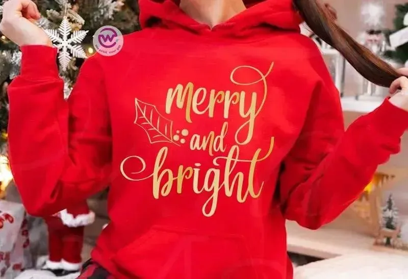 Adult Hoodies -Christmas Gold-A