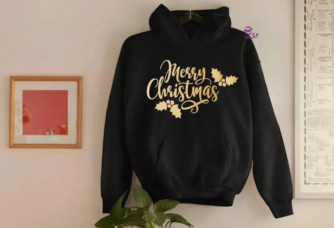 Adult Hoodies - Christmas -Gold printing