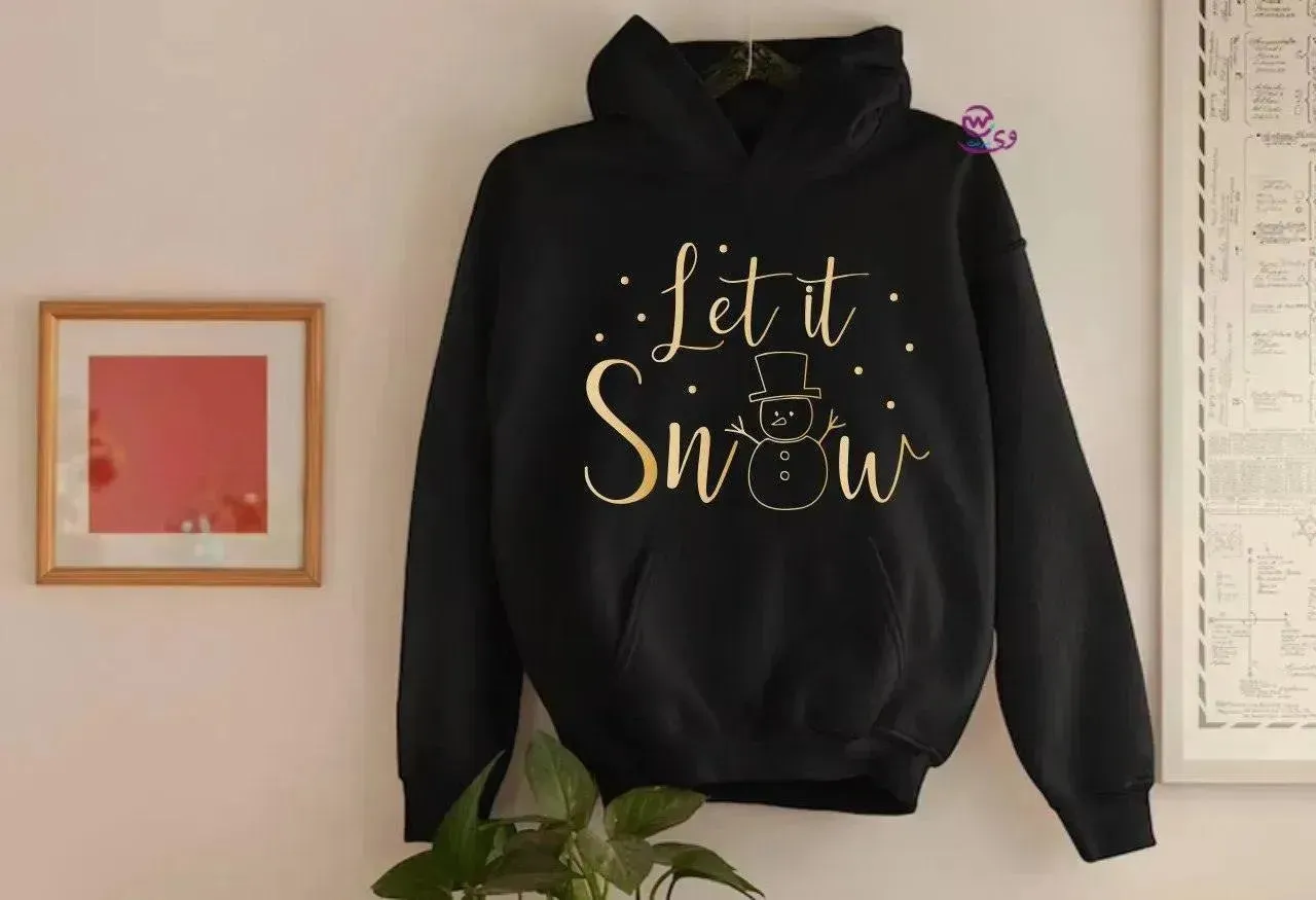 Adult Hoodies - Christmas -Gold printing