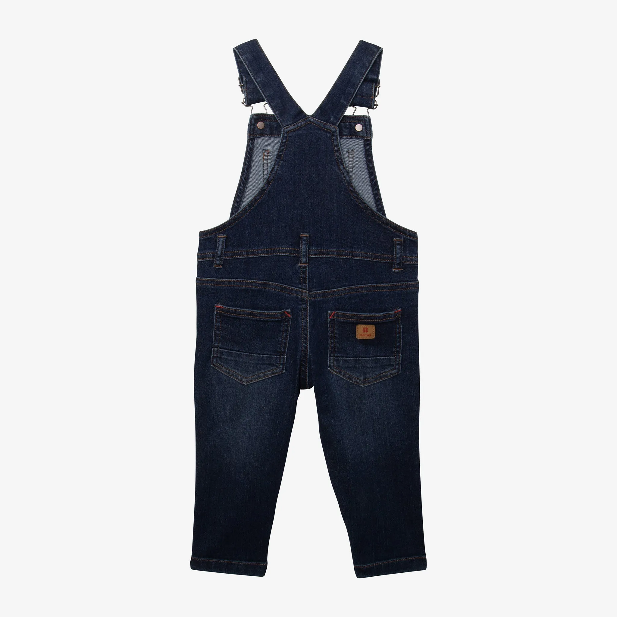 Baby boys' blue stone overalls