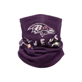 Baltimore Ravens NFL Light Up Knit Gaiter Scarf