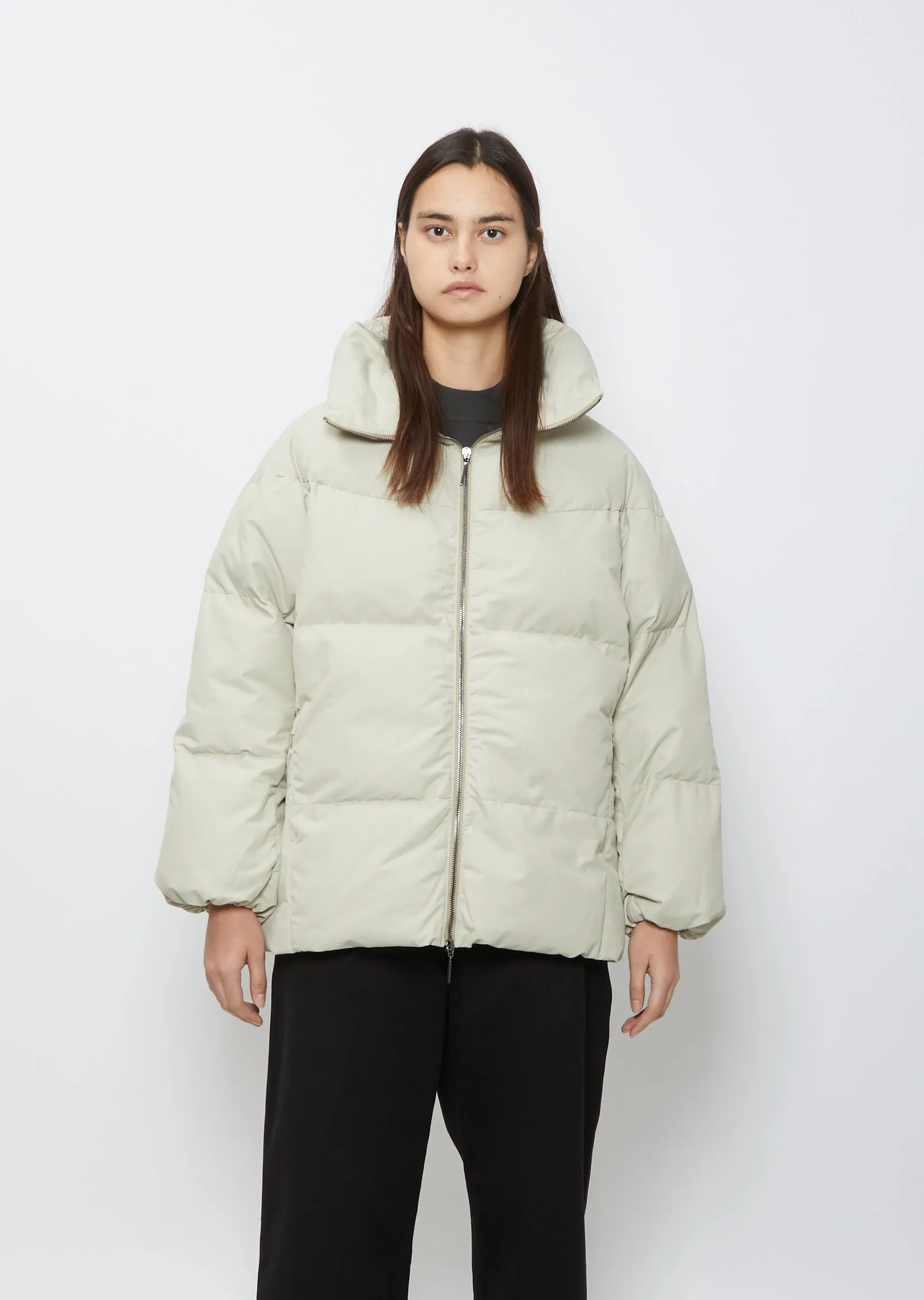 Basel Cotton Blend Coat — Stone