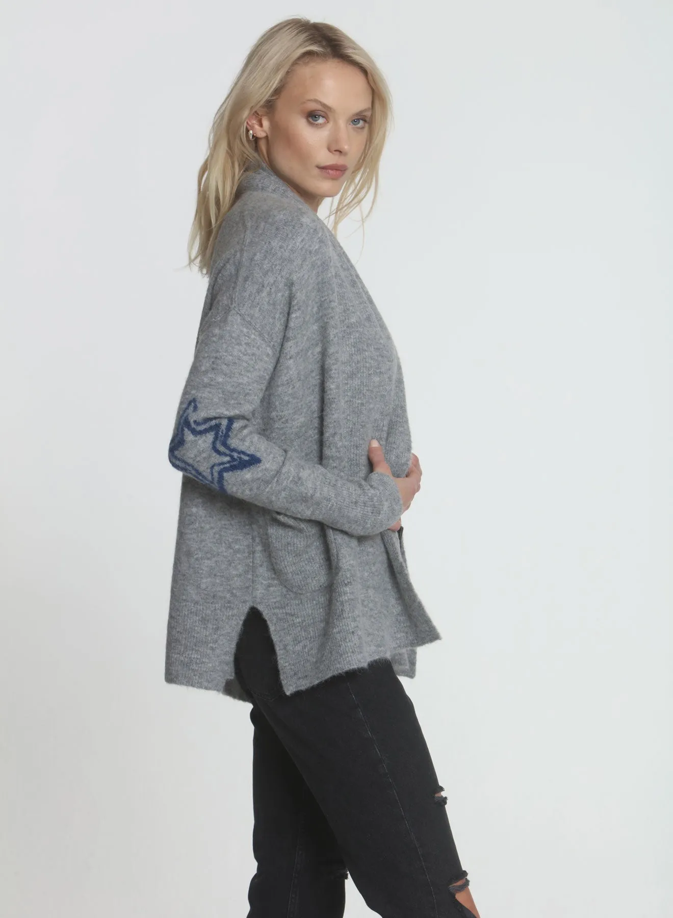 Bella Cozy Cardigan - Grey