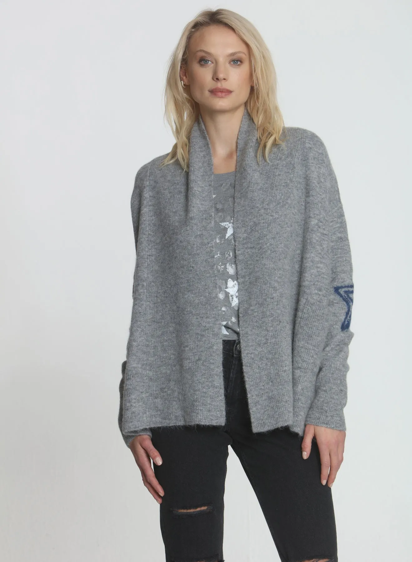 Bella Cozy Cardigan - Grey