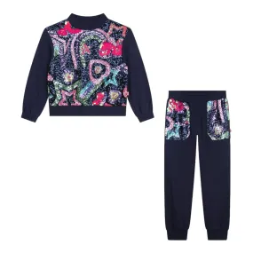 Billieblush - Navy glitter tracksuit