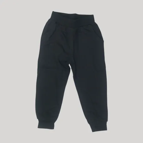 Black Cotton Joggers