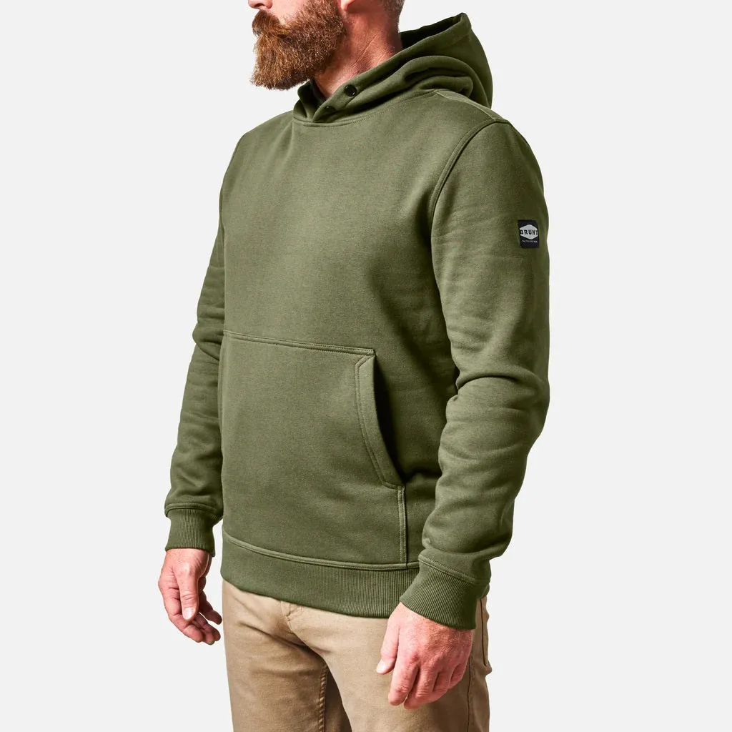 'Brunt' Men's The Shevlin Hoodie - Hunter Green