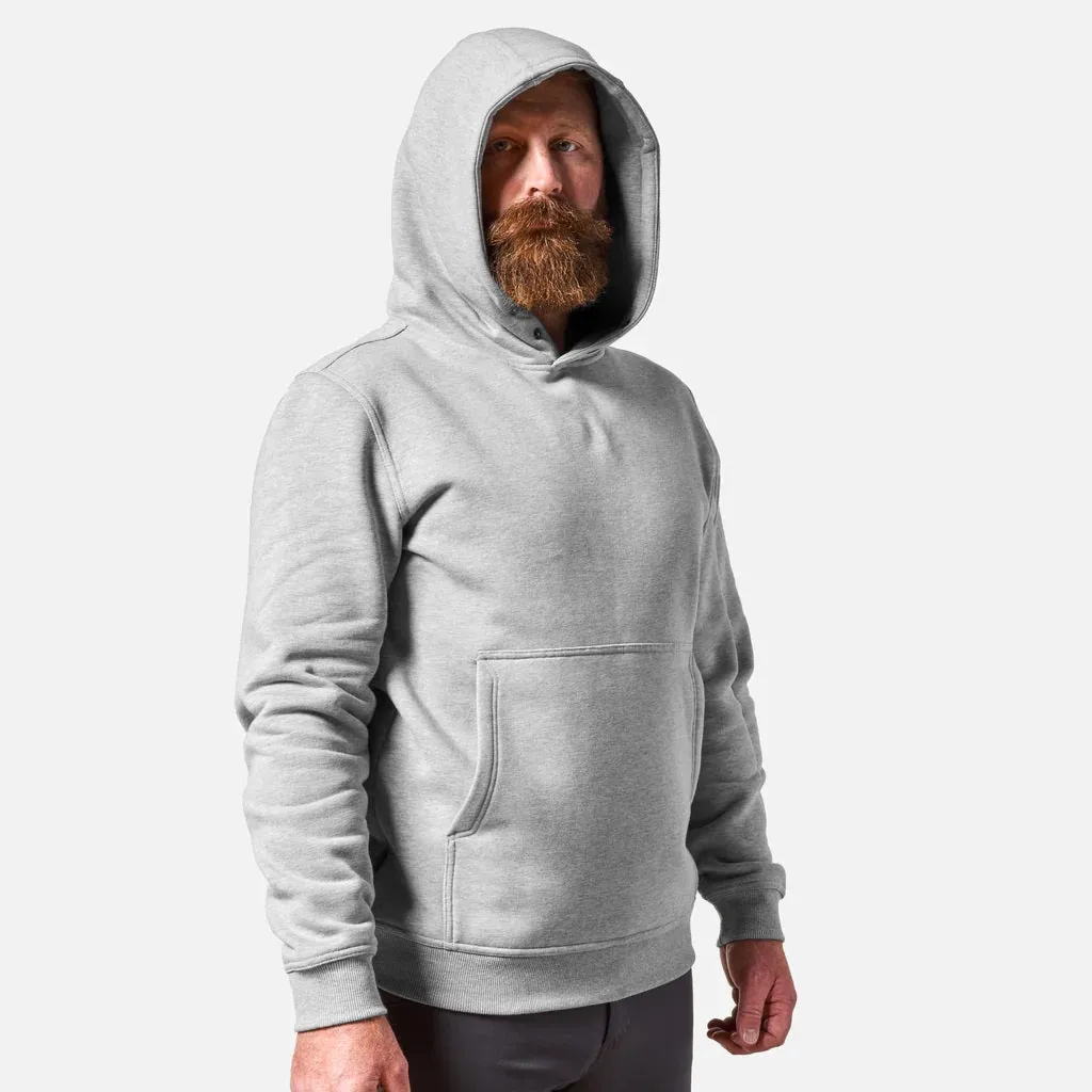 'Brunt' Men's The Shevlin Hoodie - Lt. Grey Heather