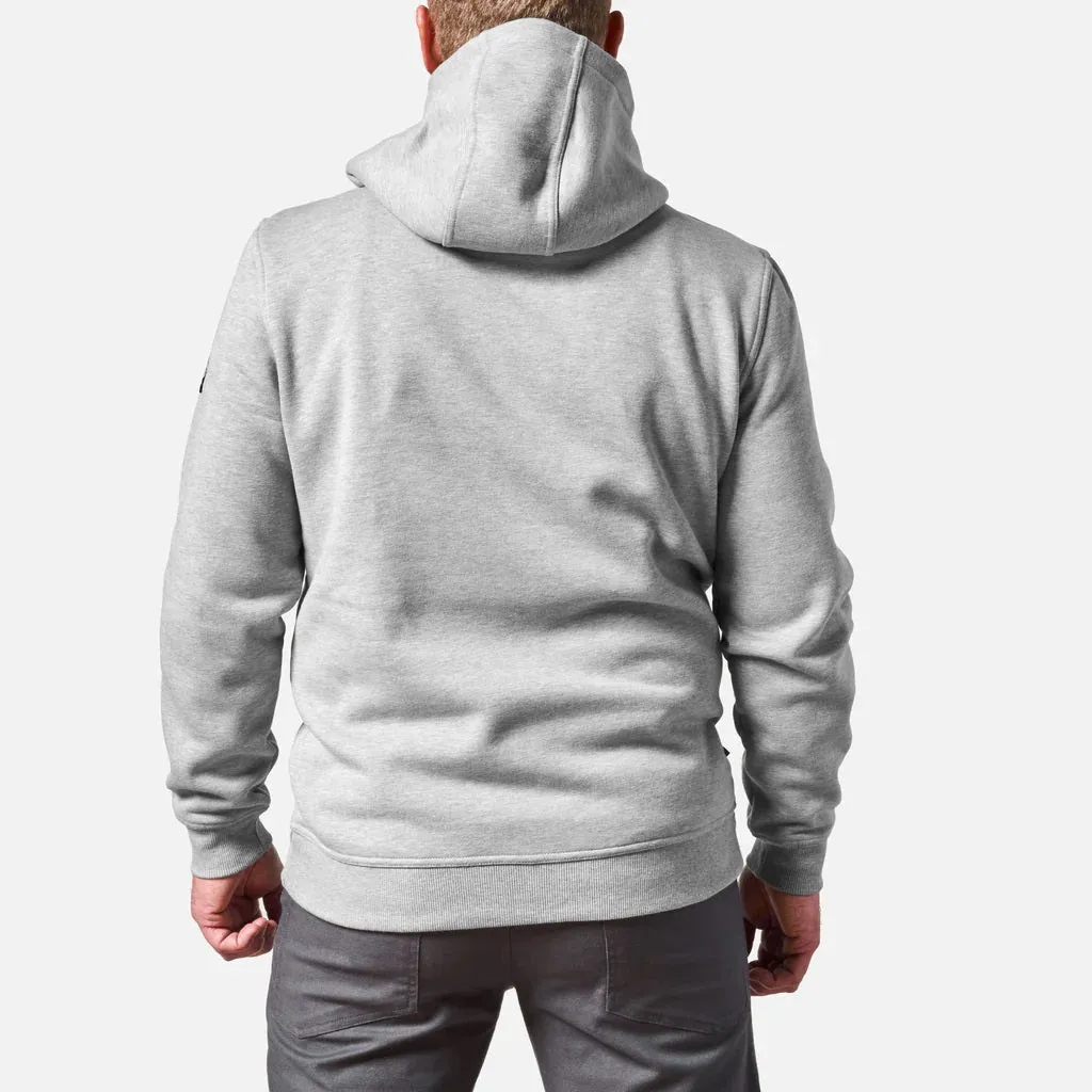 'Brunt' Men's The Shevlin Hoodie - Lt. Grey Heather