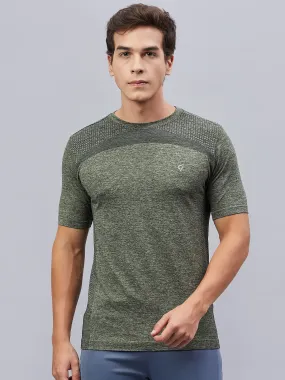 C9 Airwear Men's Seamless Moisture-Wicking Sports T-Shirt - Green