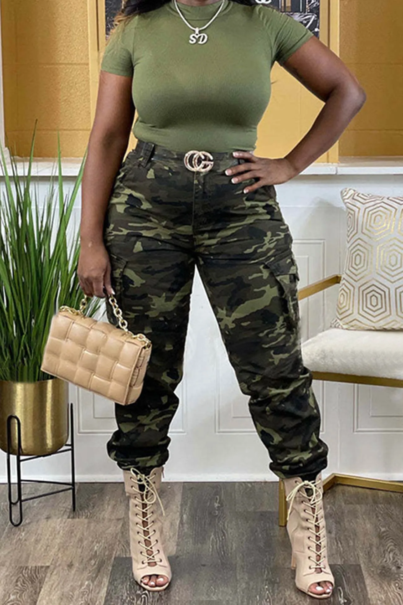 Camouflage Cargo Trousers