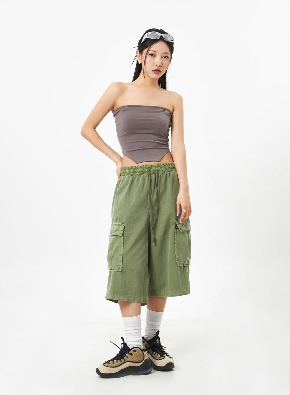 Cargo Midi Pants Unisex CA307