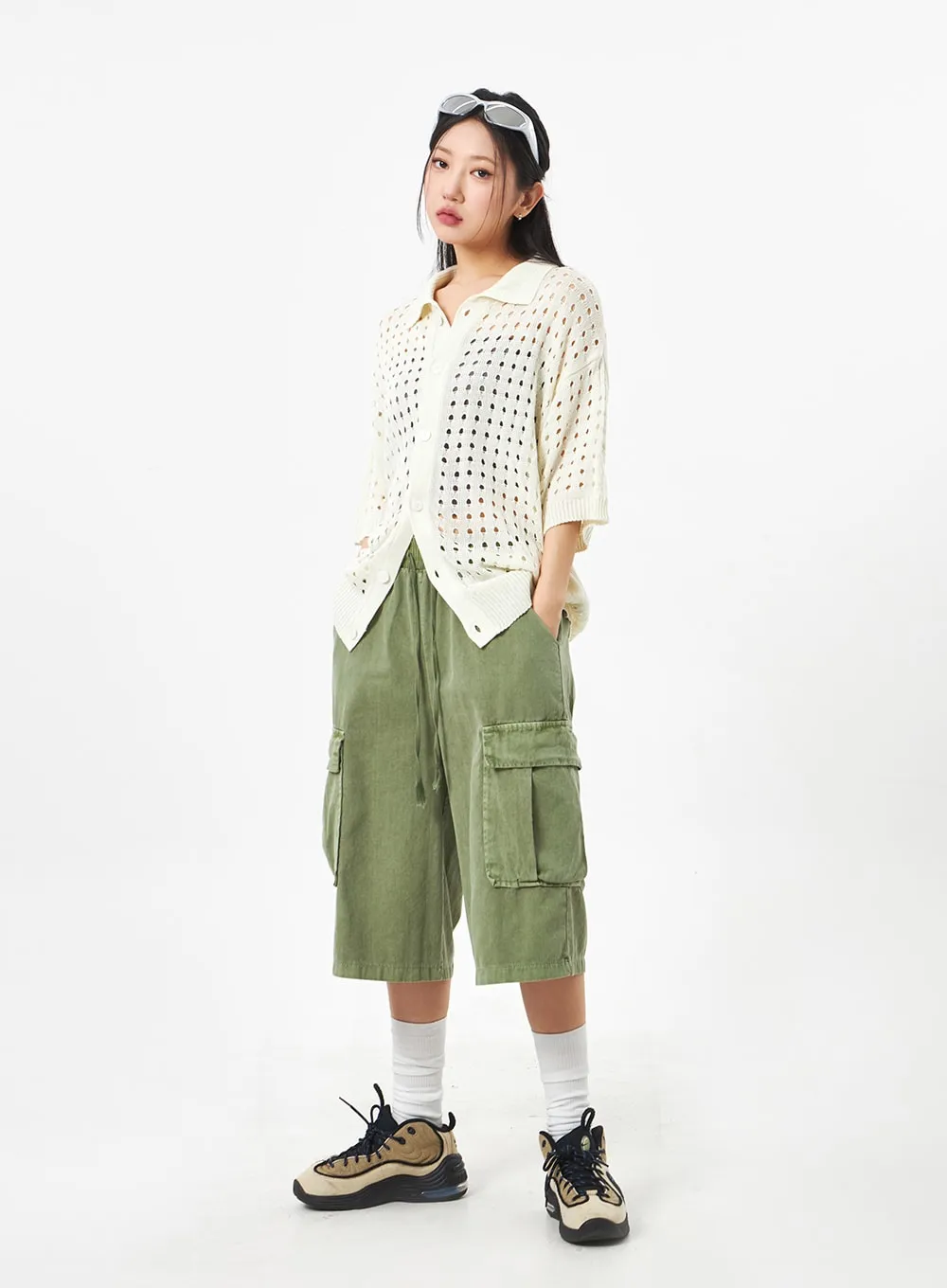 Cargo Midi Pants Unisex CA307