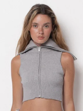 Carmen Vest – Grey