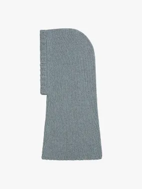 Cashmere luxe knit hooded snood