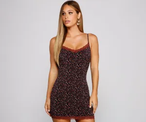 Charming Chic Ditsy Floral Mini Dress