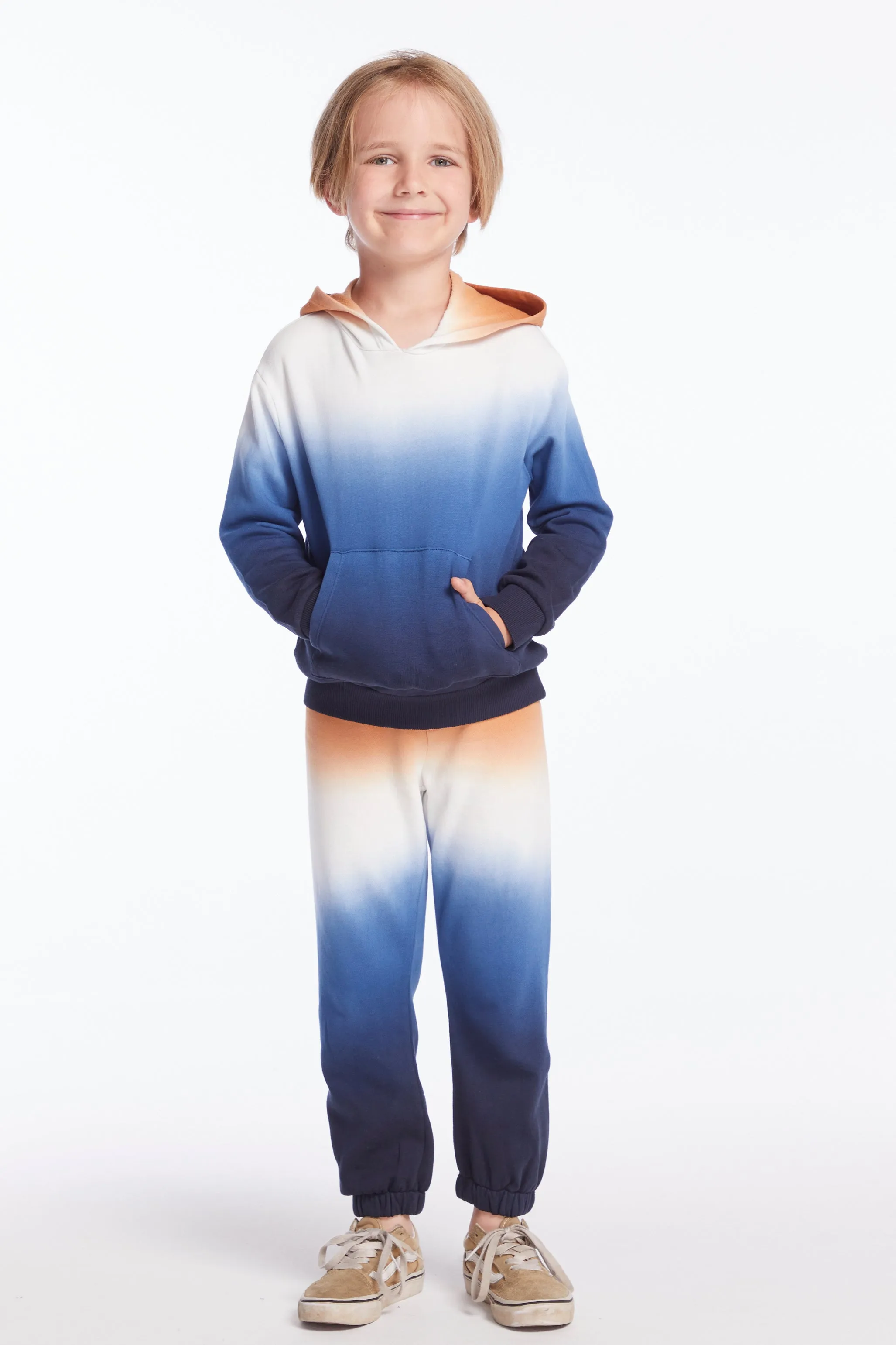 Chaser Boys Winter Night Tie Dye No Side Seam Joggers