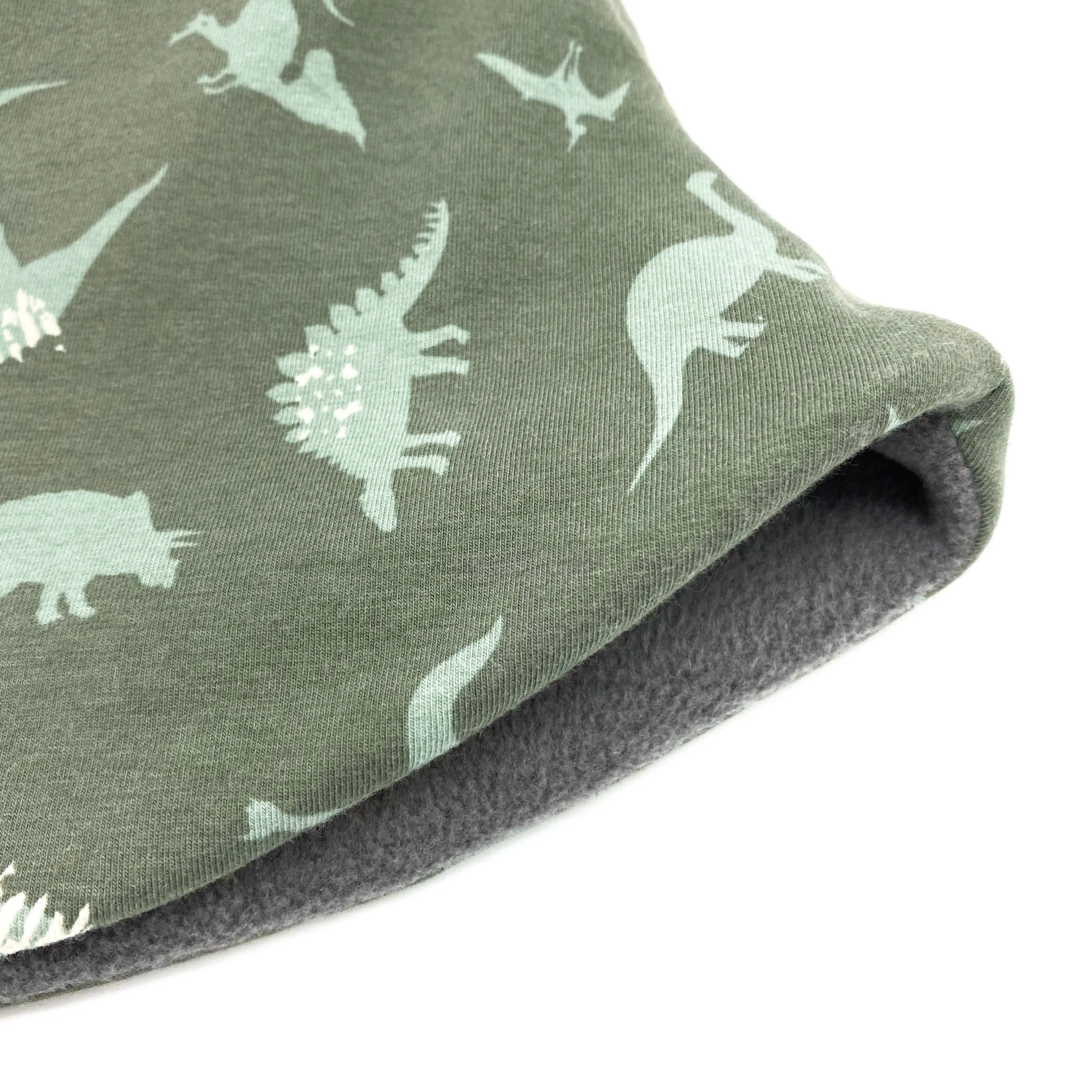 Child's Handmade Neck Warmer Dinosaurs