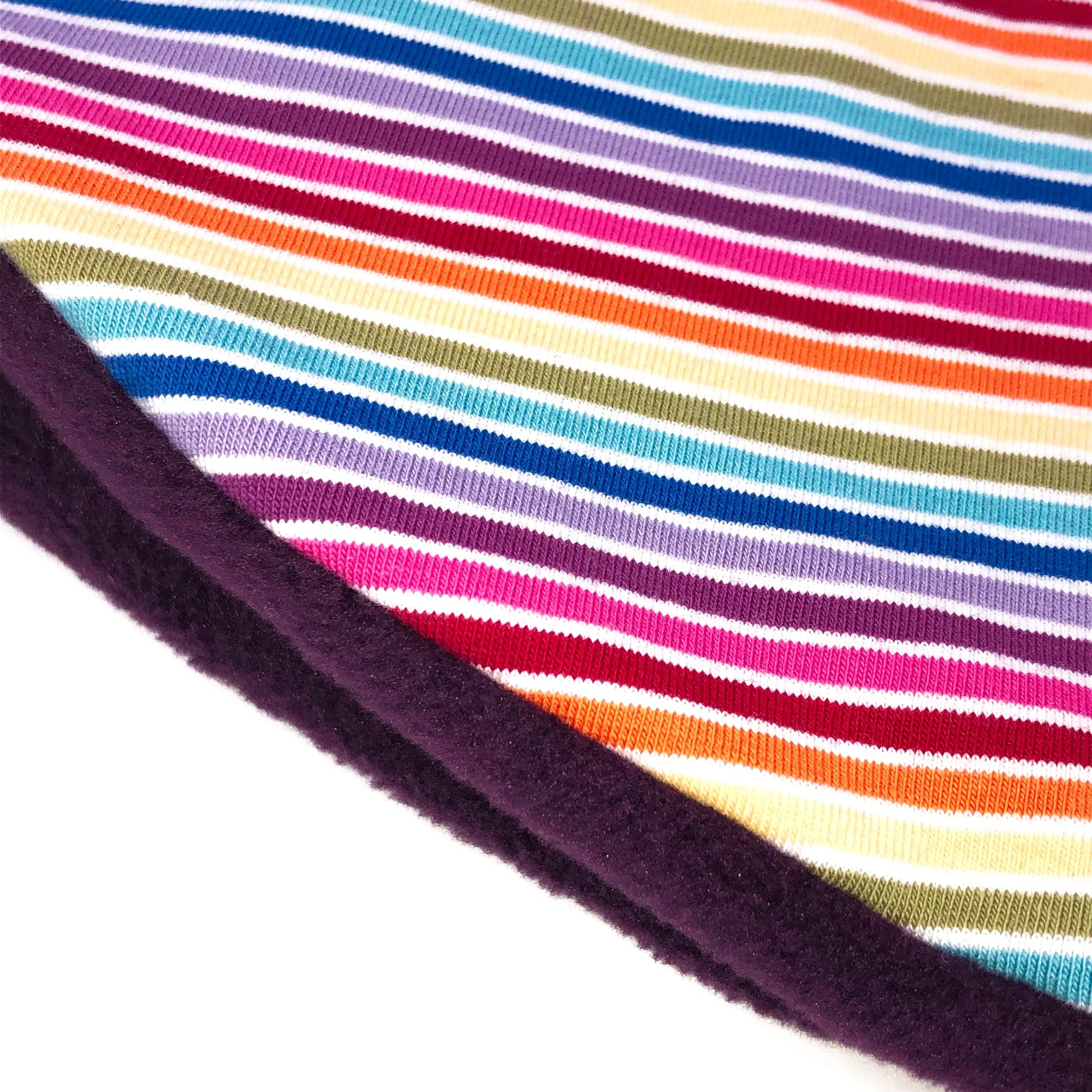 Child's Handmade Neck Warmer Rainbow Stripes