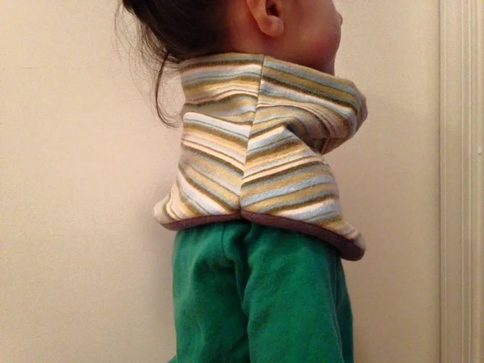 Child's Handmade Neck Warmer Submarines