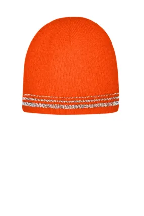 CornerStone Lined Enhanced Visibility with Reflective Stripes Beanie