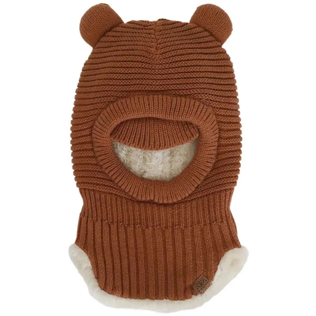 Cotton Knit Balaclava - GINGER | CALIKIDS