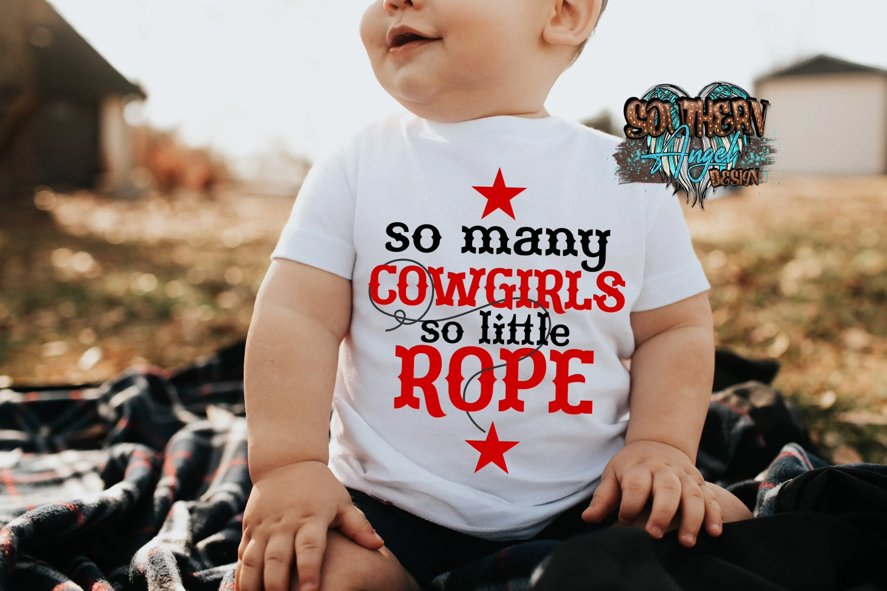 Country baby boy bodysuit