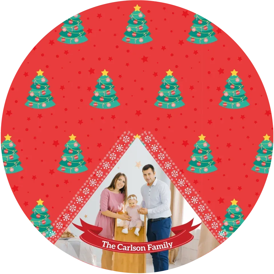 Custom Christmas Tree Skirt