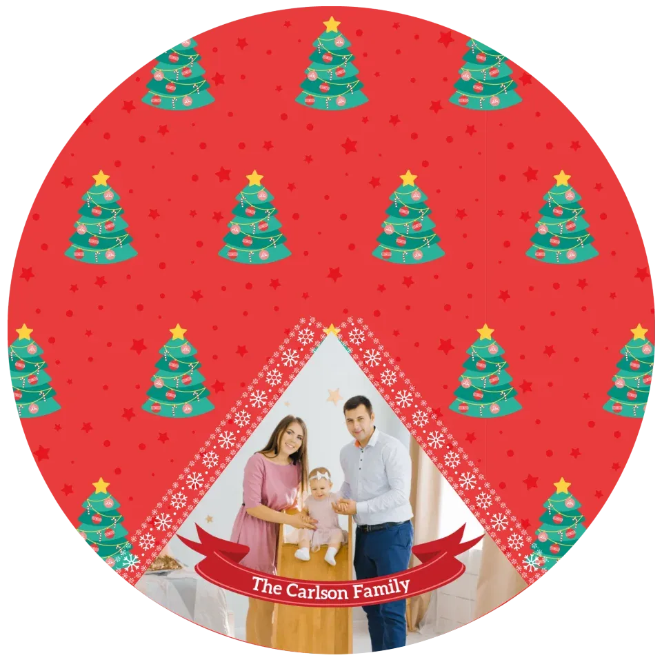 Custom Christmas Tree Skirt