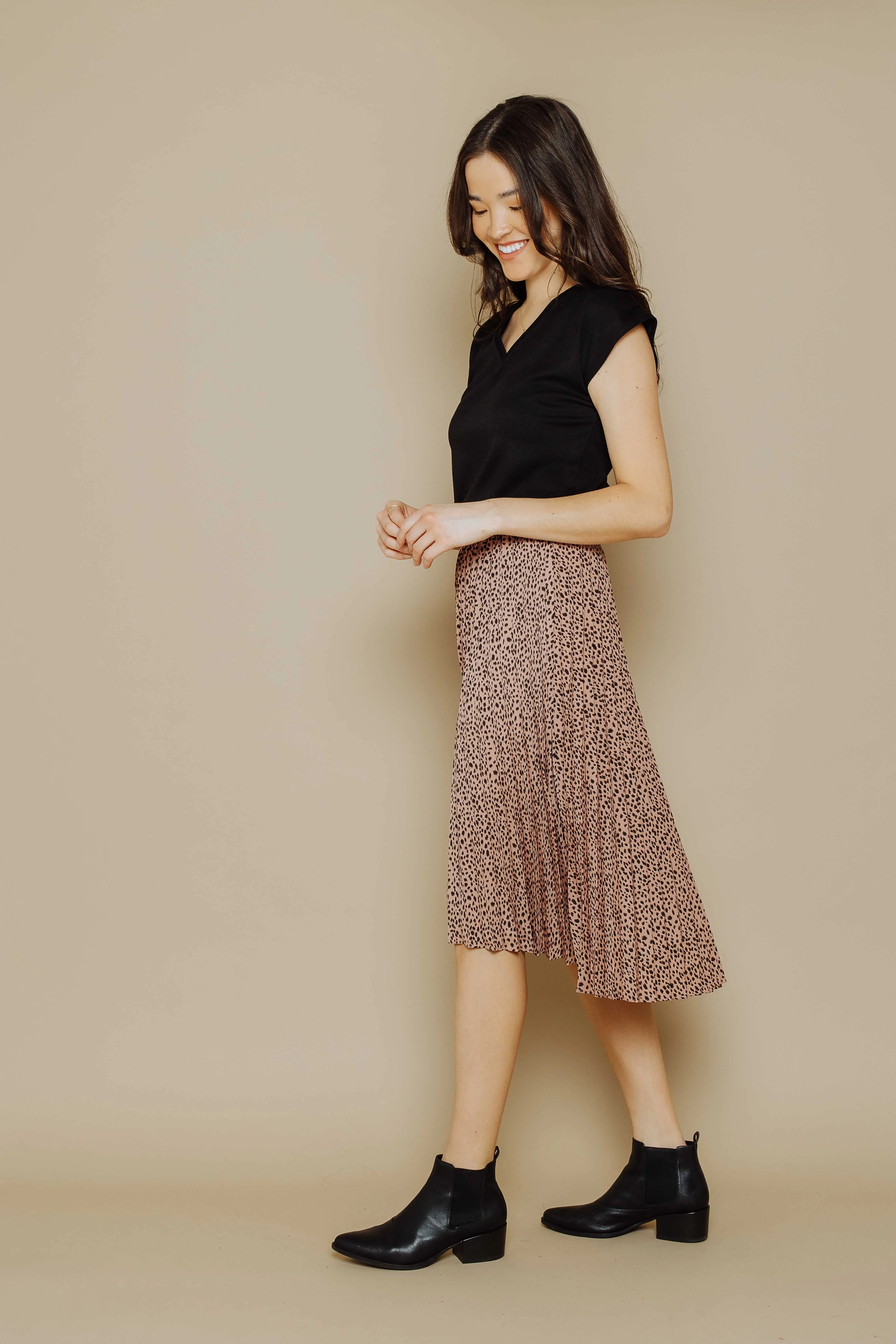 Daphne-Pleated Skirt