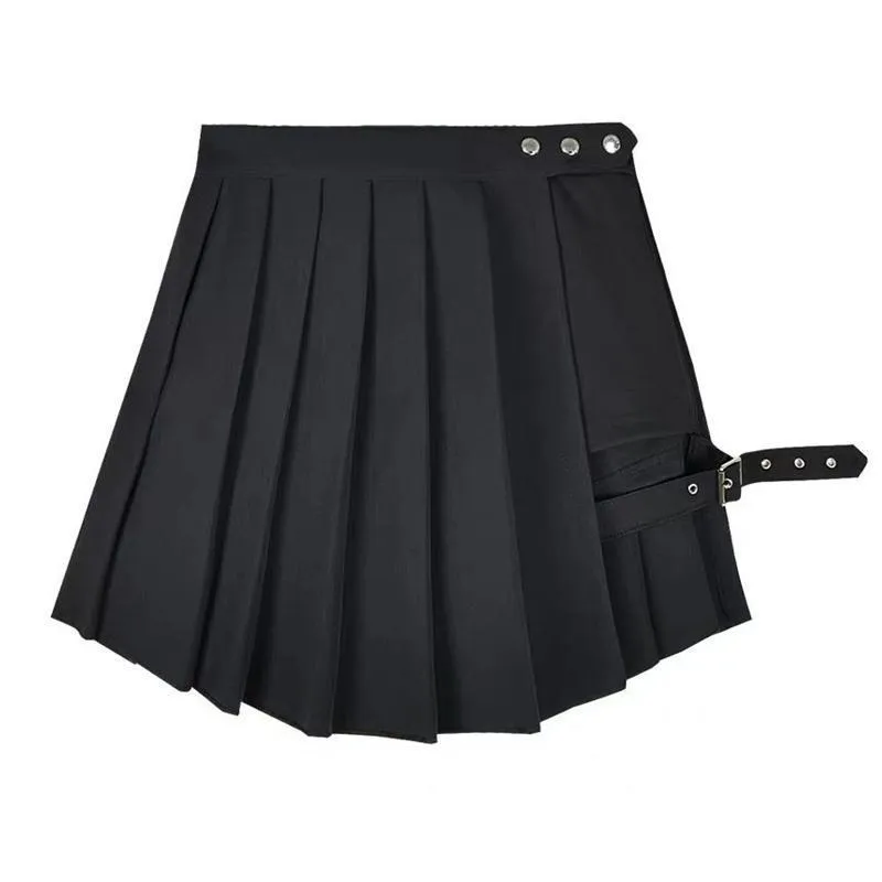 Dark Hollow Buckle Skirt