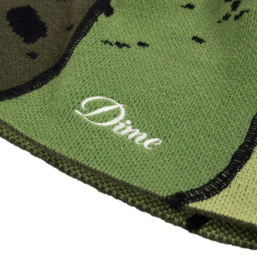 Dime MTL Reverse Stitch Skully Beanie Green