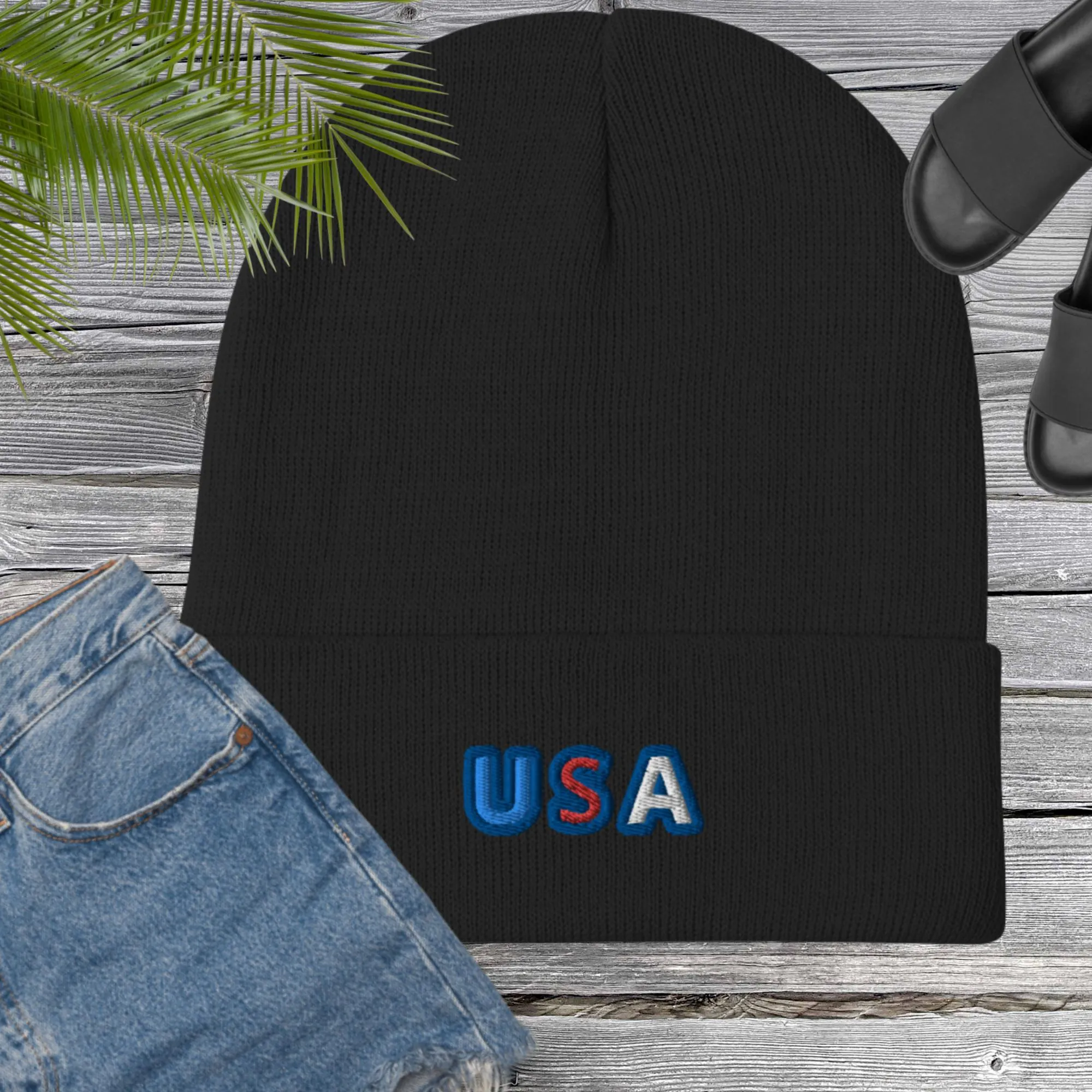 Embroidered Beanie