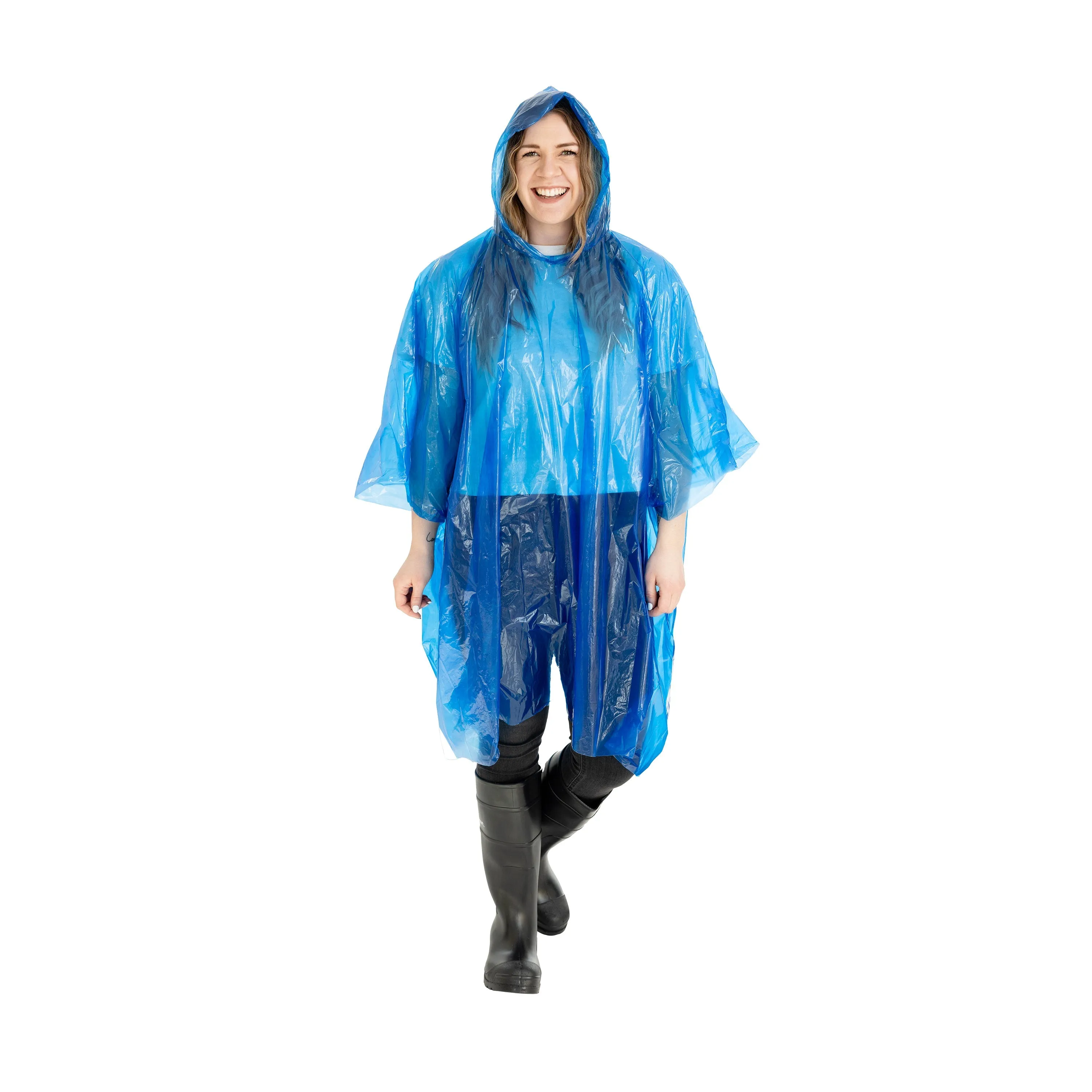 Emergency Poncho - Assorted - 30 Per Pdq