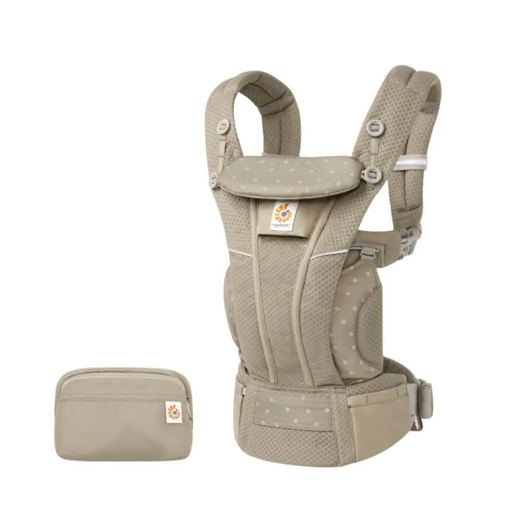 Ergobaby 4 Position baby carrier 360 Omni Breeze | Soft Olive Diamond