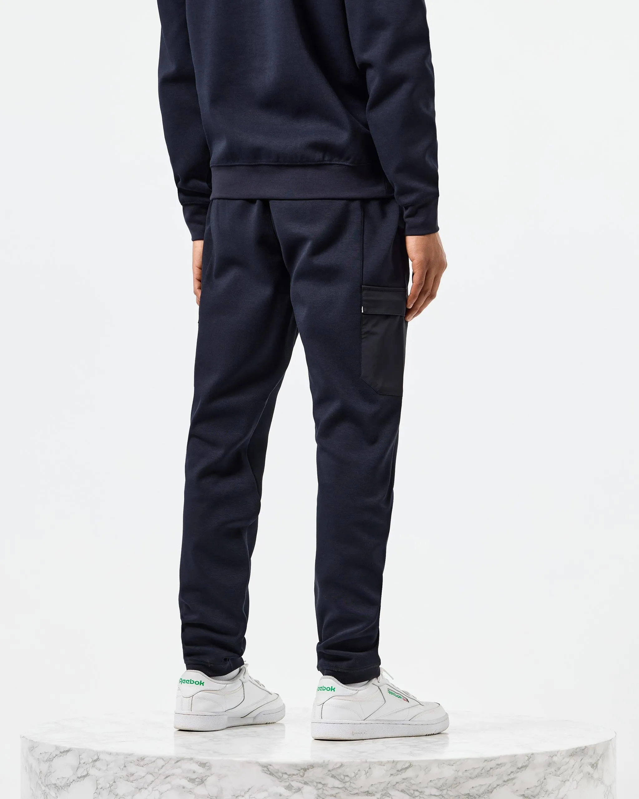 Estefano Cargo Jogger Pants Navy