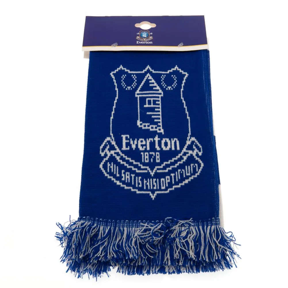 Everton FC Bar Scarf - Royal Blue and White