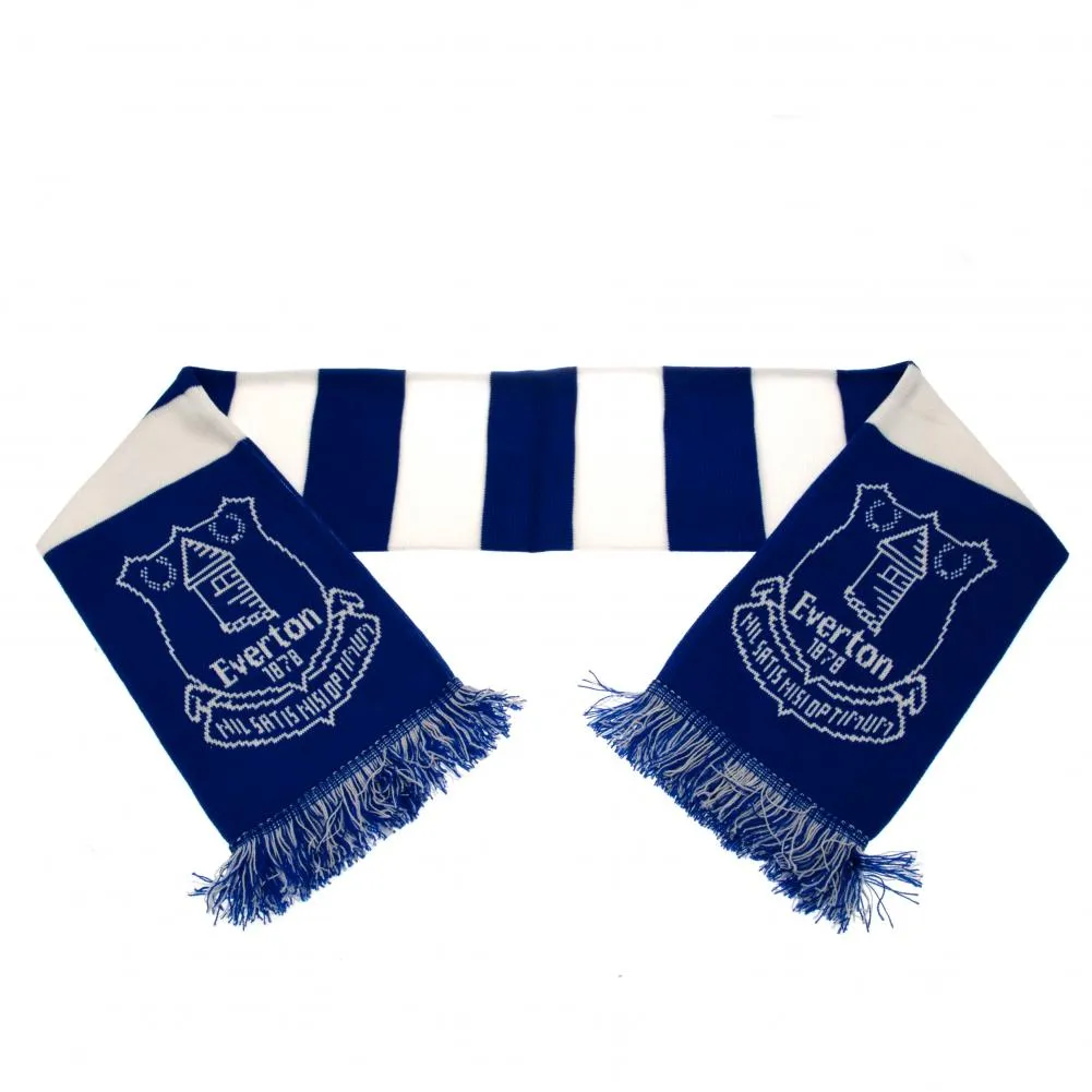 Everton FC Bar Scarf - Royal Blue and White