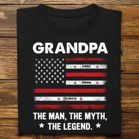 Father's Day - The Man, The Myth, The Legend - Personalized T-Shirt