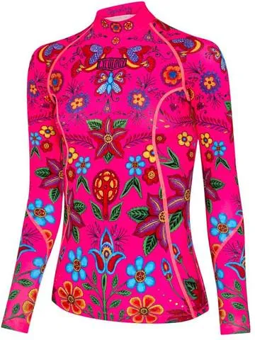 Frida (Pink) Women's Long Sleeve Base Layer