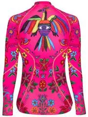 Frida (Pink) Women's Long Sleeve Base Layer