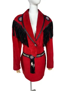 Frontier Collection, Red Suede Western Set 1980s