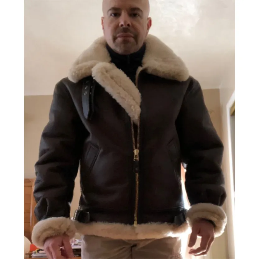 Funki Buys | Jackets | Men's Warm Faux Fur and Leather Jacket