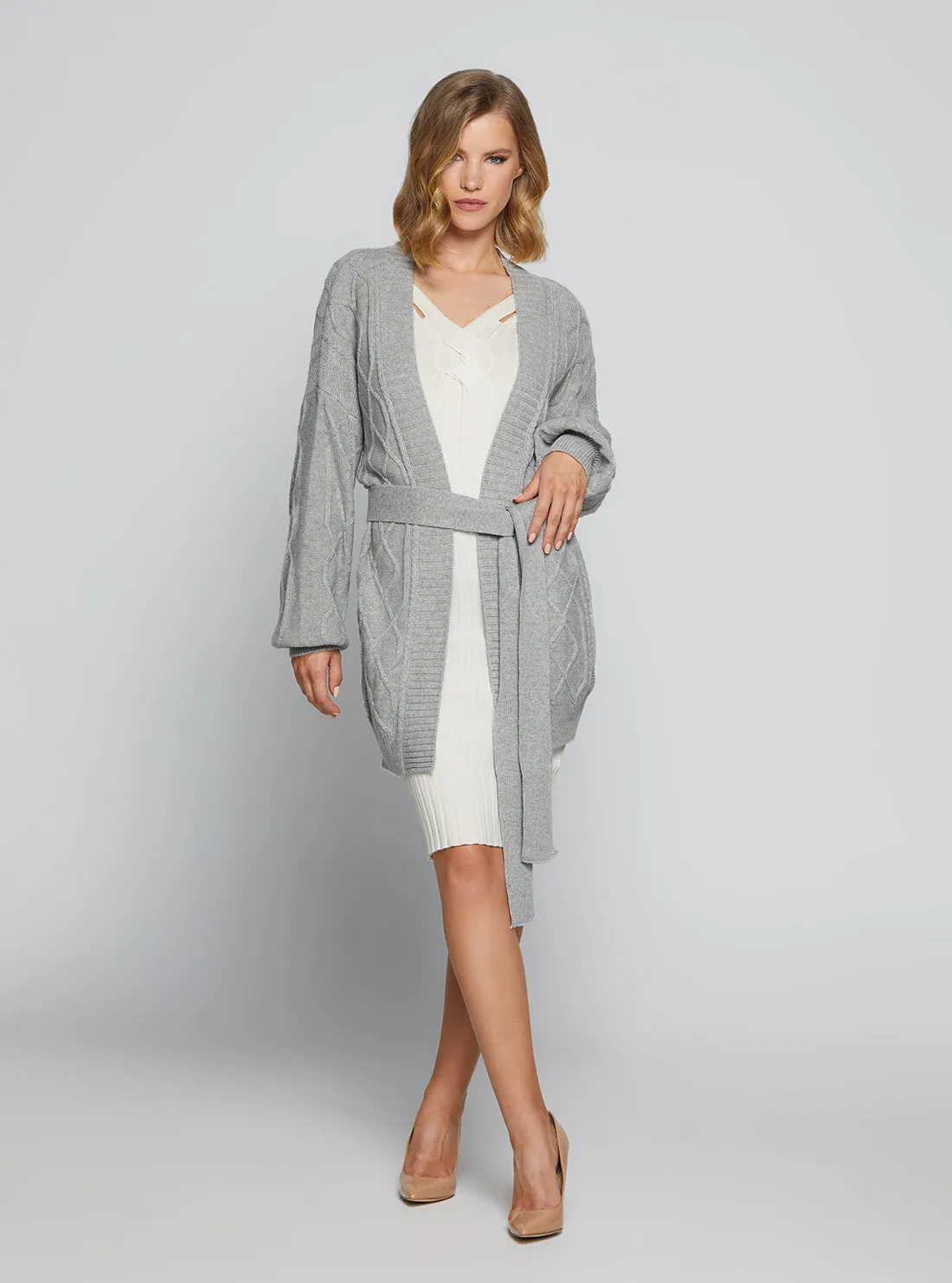 Grey Edwige Cardigan