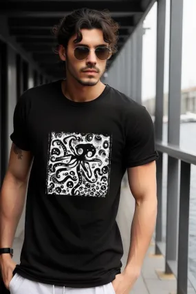 Grunge Octopus Art Tee