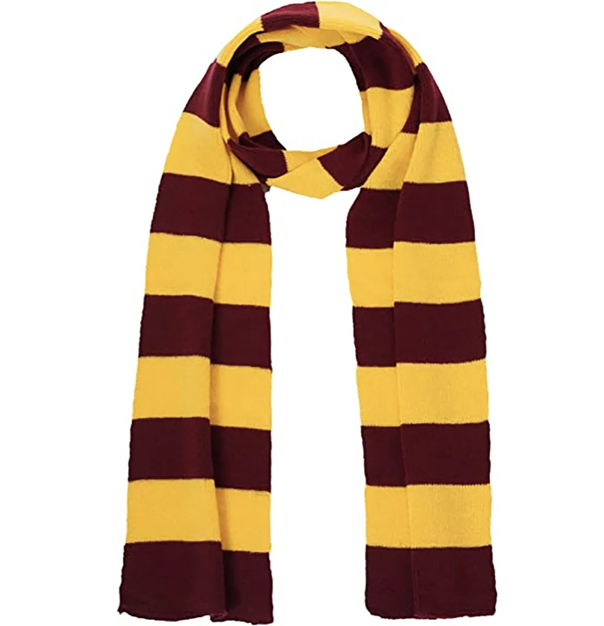 Harry Magician Patch Knit Scarf Muffler Yellow