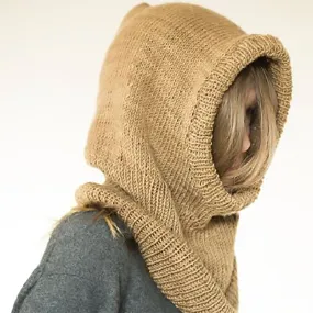 Hooded Cowl Kit in Harvest and Monokrom Worsted